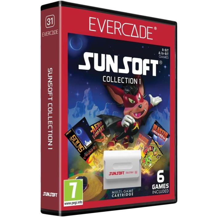 Cartucho con Juegos Sunsoft Collection 1 para...