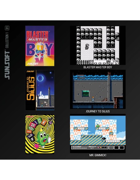Cartucho con Juegos Sunsoft Collection 1 para Videoconsola Evercade