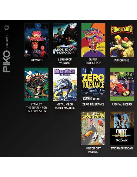 Cartucho con Juegos Piko Collection 3 para Videoconsola Evercade