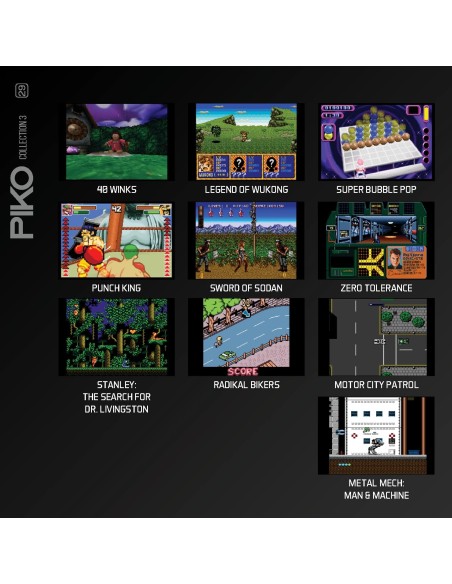 Cartucho con Juegos Piko Collection 3 para Videoconsola Evercade