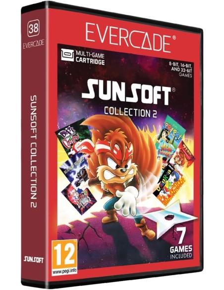 Cartucho con Juegos Sunsoft Collection 2 para Videoconsola Evercade