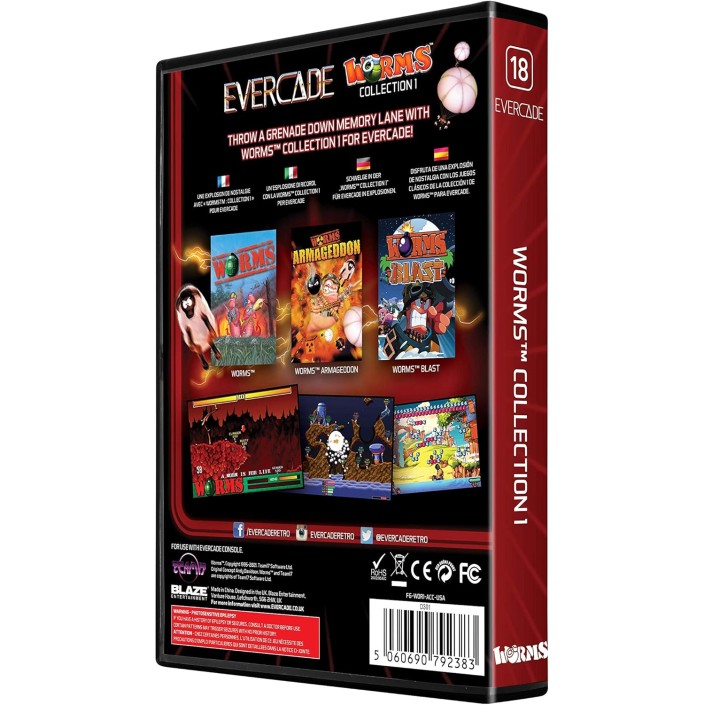 Cartucho con Juegos Worms Collection 1 para...