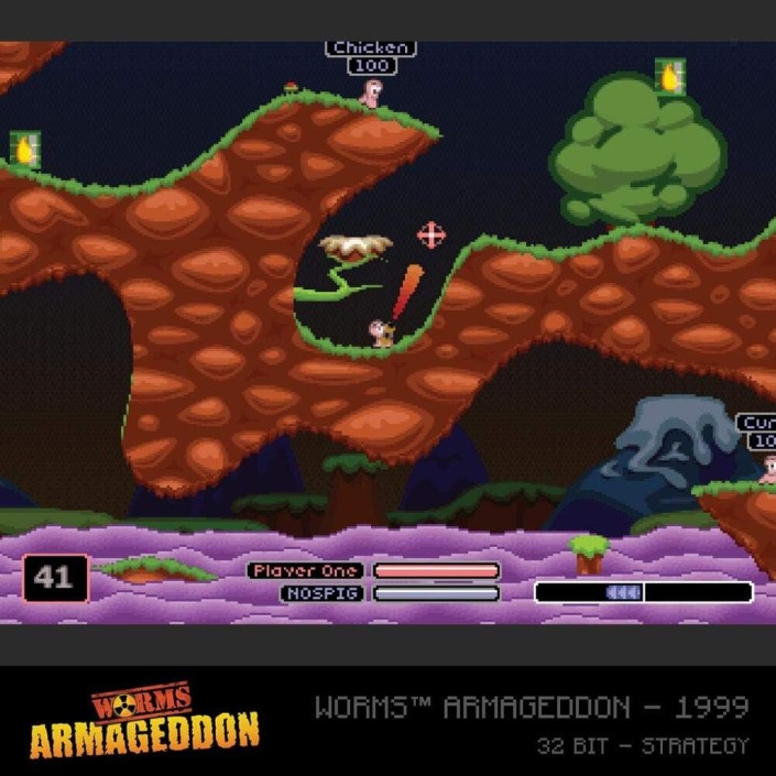 Cartucho con Juegos Worms Collection 1 para...