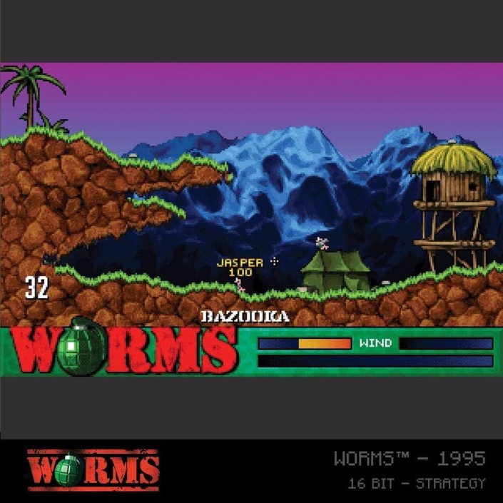 Cartucho con Juegos Worms Collection 1 para...