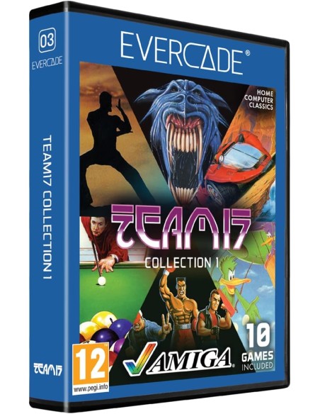 Cartucho con Juegos Team 17 Amiga Collection 1 para Videoconsola Evercade