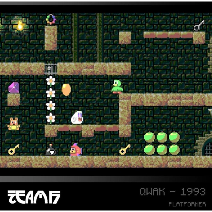 Cartucho con Juegos Team 17 Amiga Collection 1...