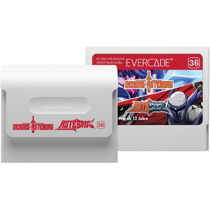 Cartucho con Juegos Demons of Asteborg y...