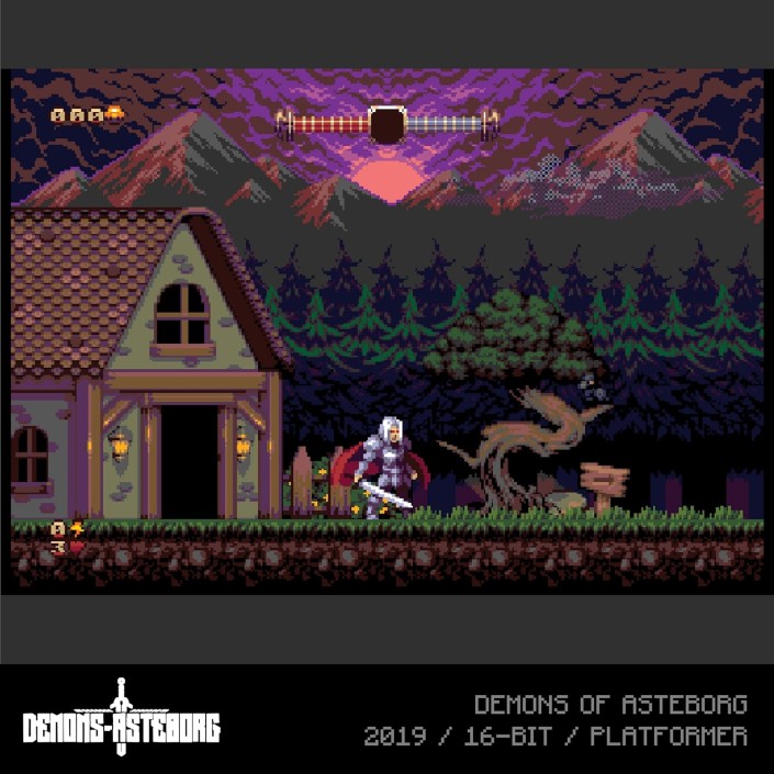 Cartucho con Juegos Demons of Asteborg y...