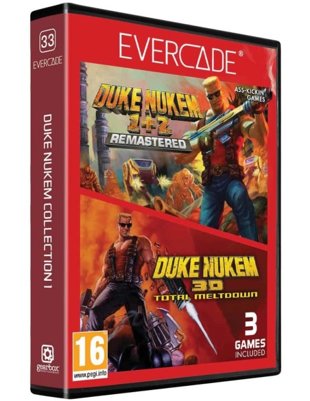 Cartucho con Juegos Duke Nukem Collection 1 para Videoconsola Evercade