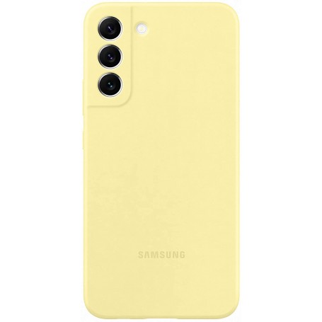 Funda Samsung de Silicona para Galaxy S22 Plus Amarillo Modelo EF-PS906TY | Outlet | Caja Abierta o dañada