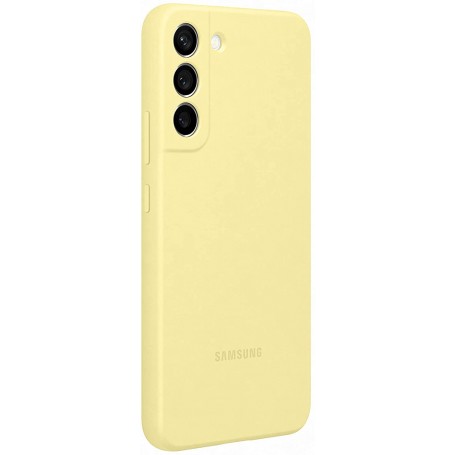 Funda Samsung de Silicona para Galaxy S22 Plus Amarillo Modelo EF-PS906TY | Outlet | Caja Abierta o dañada