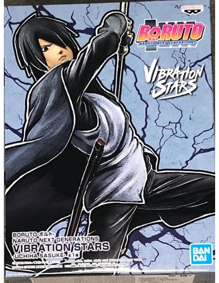 Figura Banpresto Naruto Boruto Uchiha Sasuke Vibration Stars Modelo 19029