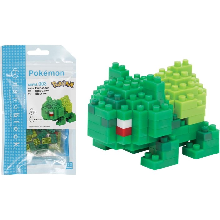 Figura Bandai Nanoblock para construir Pokemon...