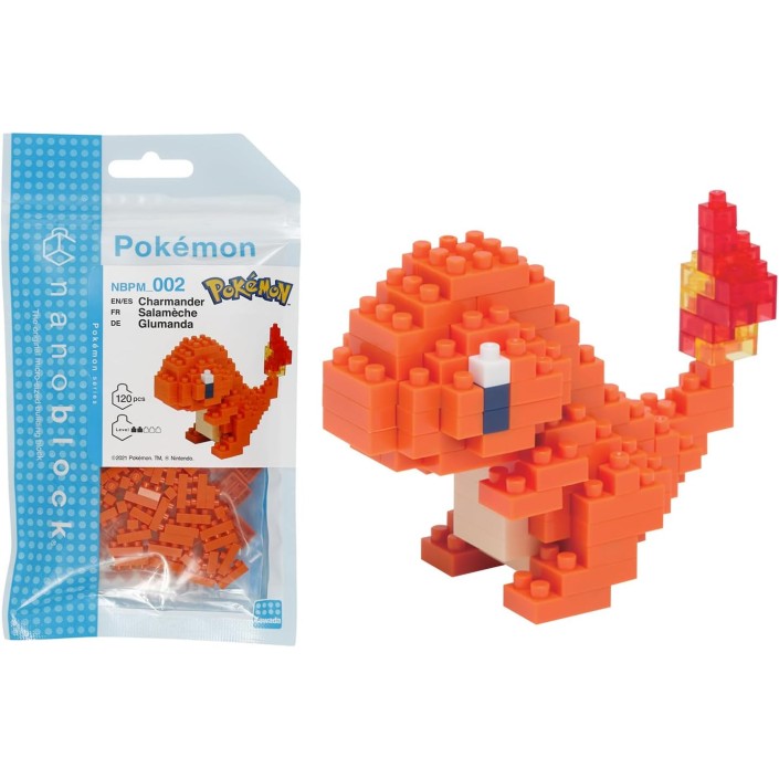 Figura Bandai Nanoblock para construir Pokemon...
