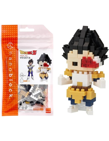 Figura Bandai Nanoblock para construir Dragon Ball Modelo Vegeta  NBDB004
