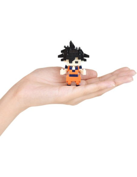 Figura Bandai Nanoblock para construir Dragon Ball Modelo Goku NBDB001
