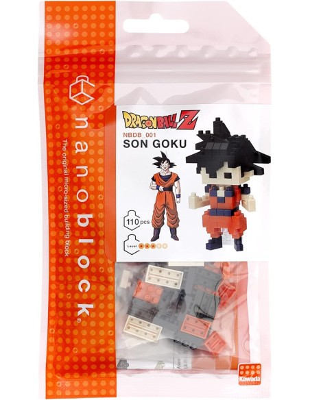 Figura Bandai Nanoblock para construir Dragon Ball Modelo Goku NBDB001