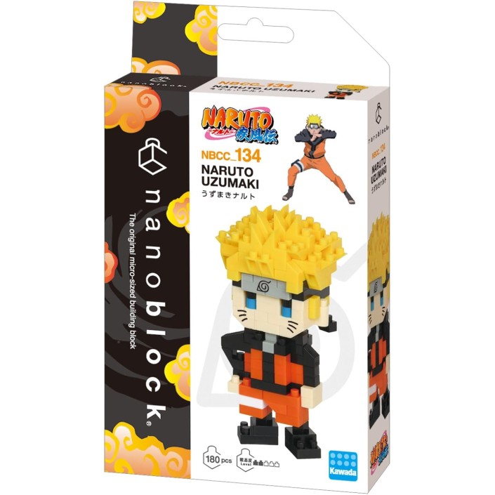 Figura Bandai Nanoblock para construir Naruto...