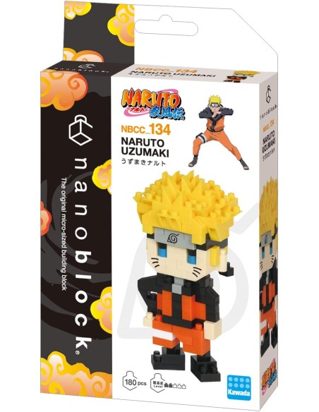 Figura Bandai Nanoblock para construir Naruto Modelo Naruto Uzumaki NBCC134