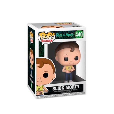 Figura Funko Pop! Animación Rick & Morty Slick Morty Modelo 440 | 35591 | Outlet Caja Dañada