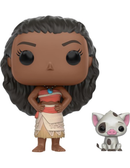 Figura Funko Pop! Disney Vaiana Moana y Pua Modelo 213 | 09926