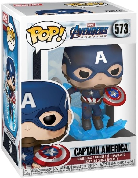Figura Funko Pop! Marvel Endgame Capitán América Modelo 573 | 45137