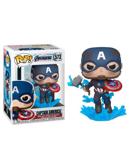 Figura Funko Pop! Marvel Endgame Capitán América Modelo 573 | 45137