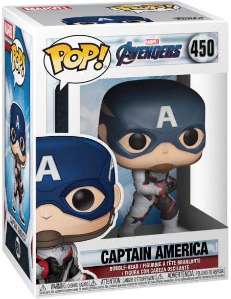 Figura Funko Pop! Marvel Endgame Capitán América Modelo 450 | 36661