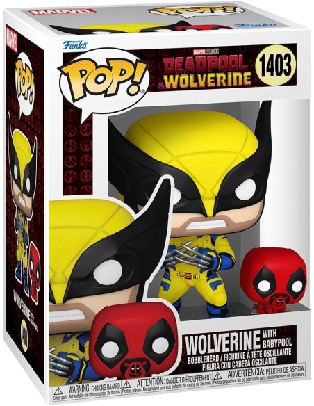 Figura Funko Pop! Marvel Deadpool y Lobezno Modelo 1403 | 82382