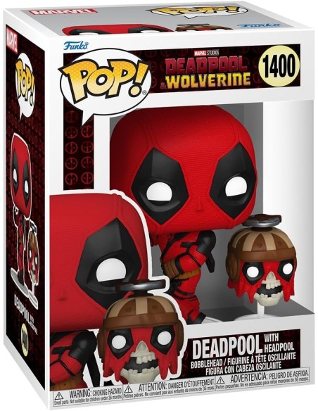 Figura Funko Pop! Marvel Deadpool y Lobezno Deadpool con Headpool Modelo 1400 | 79768