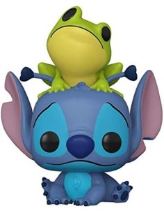 Figura Funko Pop! Disney Lilo y Stitch Stitch con rana...