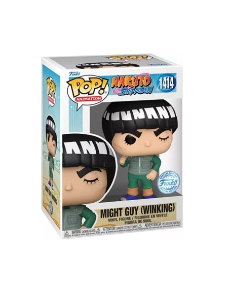 Figura Funko Pop! Animación Naruto Shippuden Might Guy guiñando Modelo 1414 | 66328 Edición Especial de Funko