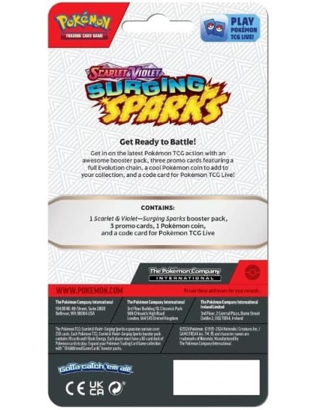 TCG Pokemon Escarlata y Violeta Surging Sparks Checklane