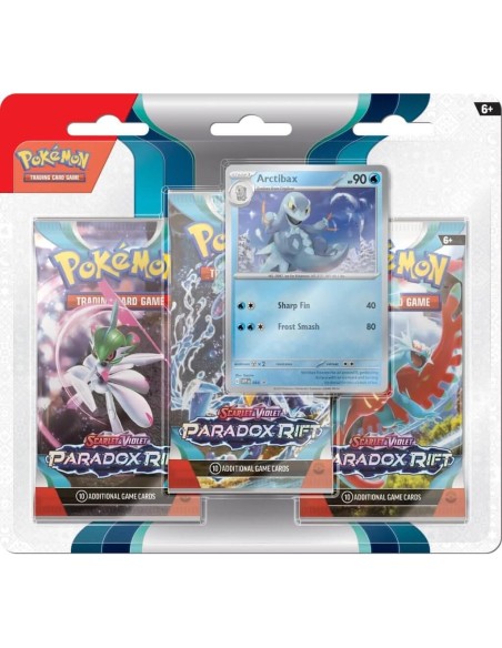 TCG Pokemon Escarlata y Violeta Paradox Rift Blister Pack-3