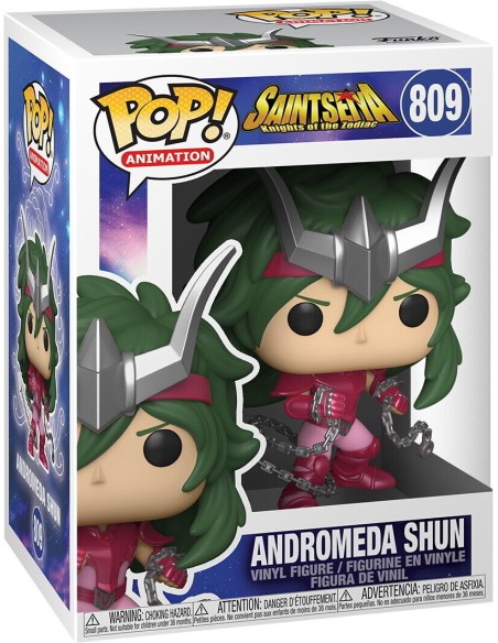 Figura Funko Pop! Animación Caballeros del Zodiaco Saint Seiya Andrómeda Shun Modelo 809 | 47691