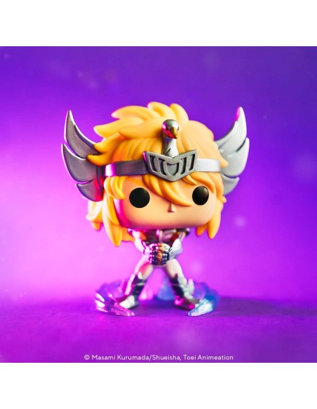 Figura Funko Pop! Animación Caballeros del Zodiaco Saint Seiya Cygnus Hyoga Modelo 808 | 47688