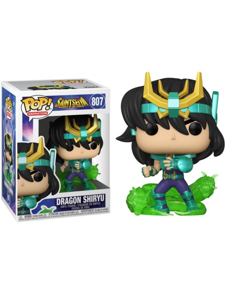 Figura Funko Pop! Animación Caballeros del Zodiaco Saint Seiya Dragon Shiryu Modelo 807 | 47689