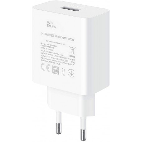 Cargador Huawei CP404 + Cable USB C - Carga Rápida 22.5W