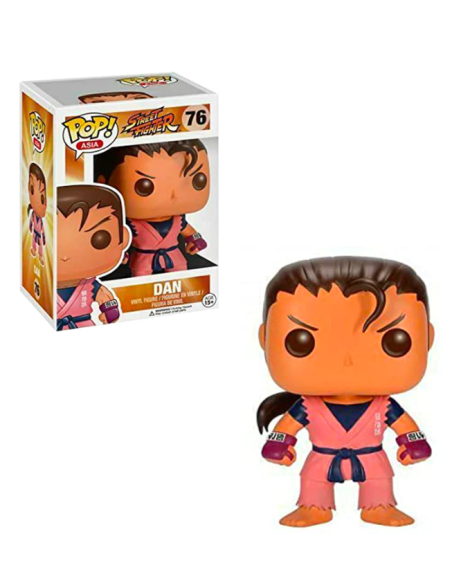 Figura Funko Pop! Juegos Street Fighter Dan Modelo 142 | 11659 | Outlet Caja Dañada