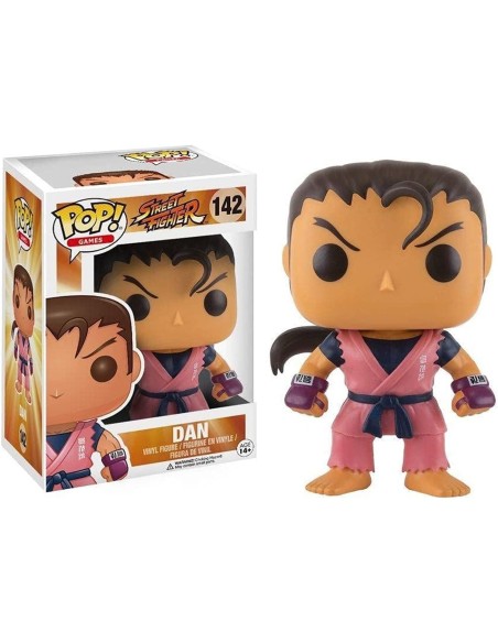 Figura Funko Pop! Juegos Street Fighter Dan Modelo 142 | 11659 | Outlet Caja Dañada