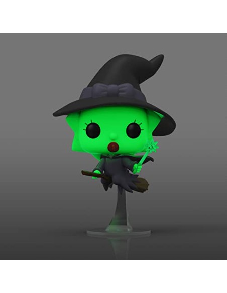 Figura Funko Pop! Televisión Los Simpsons Maggie Bruja 1265 | 66342 Edición Especial Brilla en la Oscuridad