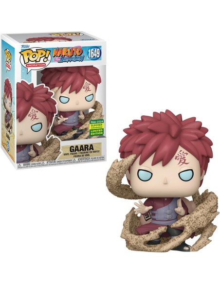 Figura Funko Pop! Animación Naruto Shippuden Gaara Modelo 1649 | 78261 Edición Limitada Convención Verano 2024