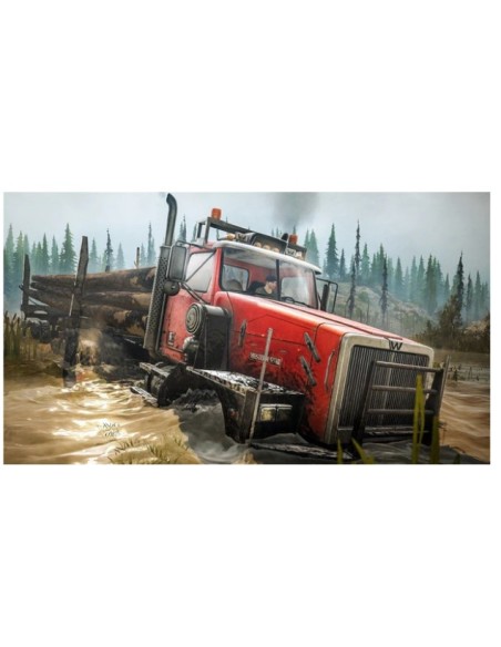 Juego Spintires MudRunner American Wilds Para Nintendo Switch