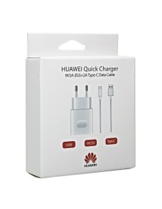 Huawei Cargador AP32 + Cable tipo USB C Blanco Carga Rápida