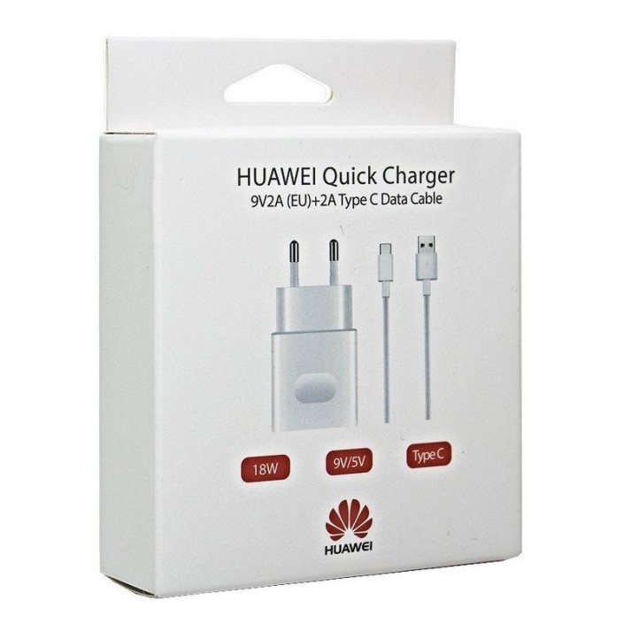 Huawei Cargador AP32 + Cable tipo USB C Blanco...