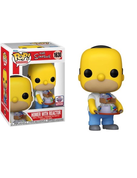 Figura Funko Pop! Los Simpsons Homer con Reactor Modelo 1630 | 78781 Edición Limitada Funkon Londres 2024