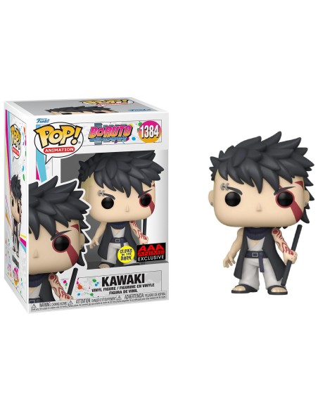 Figura Funko Pop! Boruto Naruto Next Generation Kawaki Modelo 1384 | 68756 Edición Exclusiva Brilla en la Oscuridad