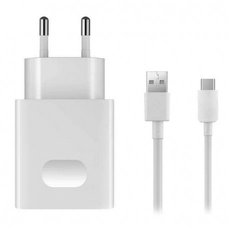 Huawei Cargador AP32 + Cable tipo USB C Blanco Carga Rápida