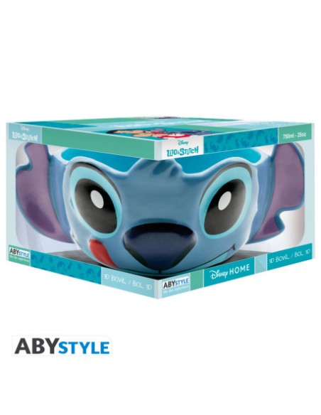 Cuenco de Cerámica Abystyle Disney Modelo Cabeza de Stitch