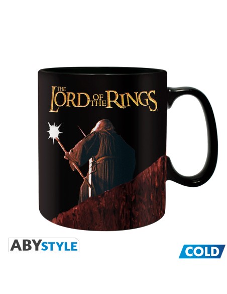 Taza Térmica de Cerámica Abystyle El Seños de los Anillos Modelo No Pasarás